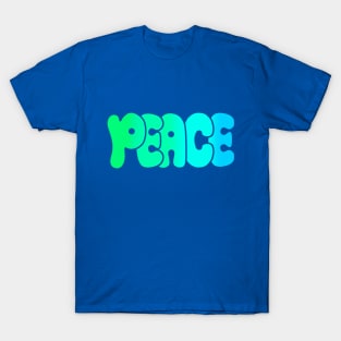 Peace green blue T-Shirt